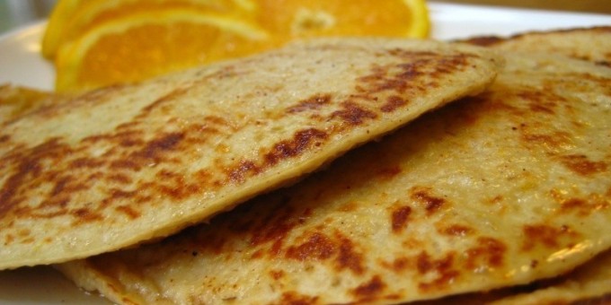 Апельсиновые блины в микроволновке+базовый рецепт теста для блинчиков