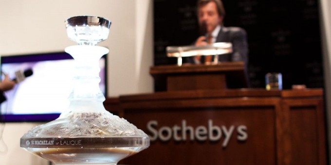 6 литровая бутылка виски поставила рекорд стоимости на аукционе в Гонконге