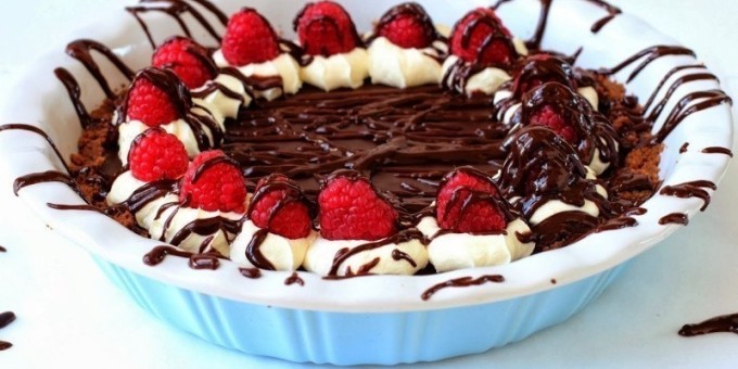 Как это готовится: Простой шоколадный пирог из печенья