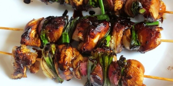 Японский куриный шашлык «Якитори»