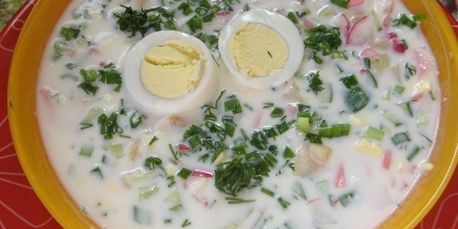 Старая школа: Белорусская овощная окрошка