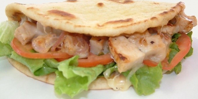 Домашняя пита для быстрого перекуса