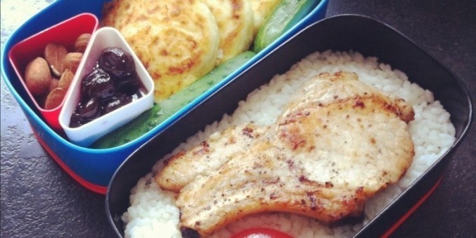 Мой бэнто на завтрак и обед