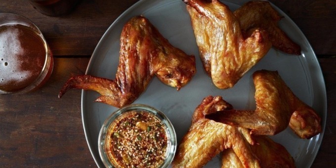 Куриные крылья на корейский мотив