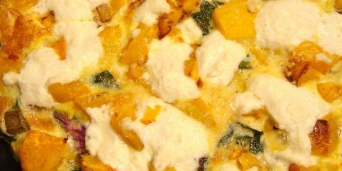 Осенний омлет из тыква