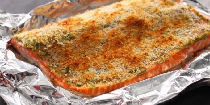 Простой рецепт запеченных рыбных стейков в фольге