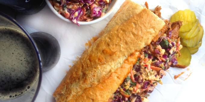 Тайский бутерброд с фаршем и овощами — готовится 4 часа!