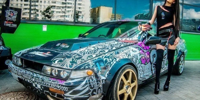 Праздничное открытие нового кафе «Гараж» в стиле Дрифт