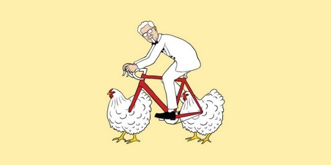 Успеть за 40 минут: в «KFC» на Сурганова появилась официальная доставка на велосипедах