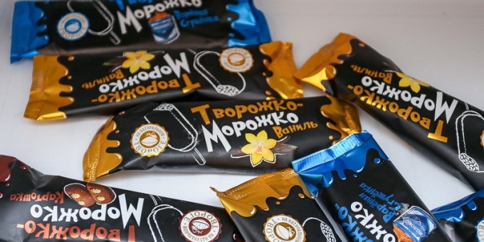 Очередная новинка: мороженое на основе творога в шоколадной глазури