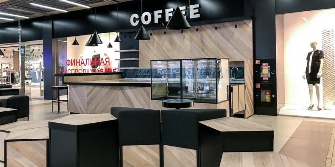 Кофейня «Lavazza Club» откроется на втором этаже торгового центра «Корона Замок»