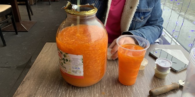 Показываю, как приготовить волшебный напиток, как Aviva на берёзовом соке с кандурином