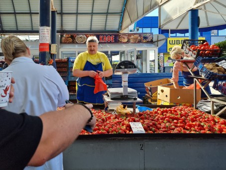 Почем опиум для народа? Самая дорогая и самая дешёвая клубника на Комарах