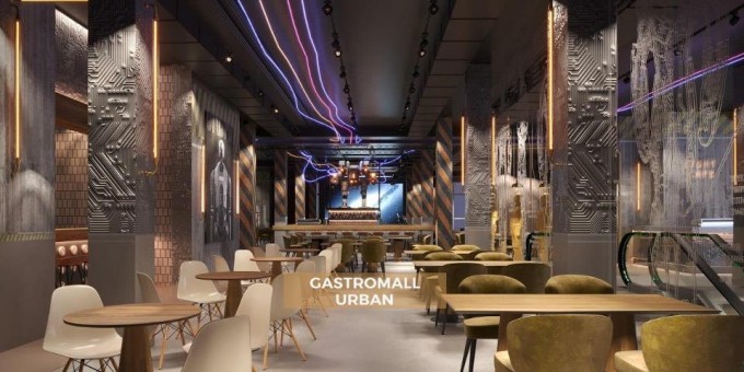 Как выглядит новый гастромолл в атмосфере завода роботов «Урбан Молл» между Спортивной и Пушкинской