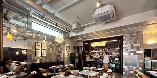 Сколько стоит ужин с не лесным ежом, закусками, пастой и четырьмя коктейлями в новом бистро «Деламер»