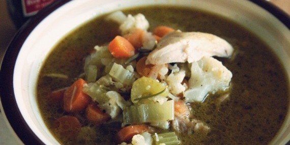 Деревенский куриный суп