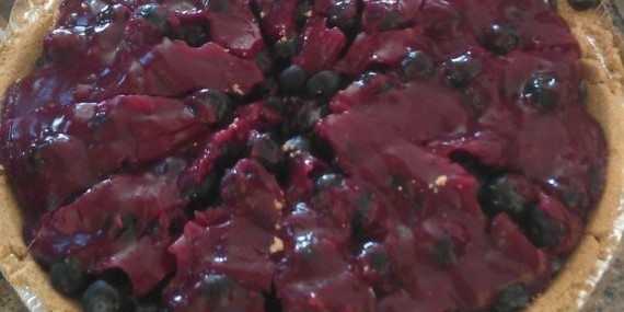 Сезон черники - рецепт черничного пирога