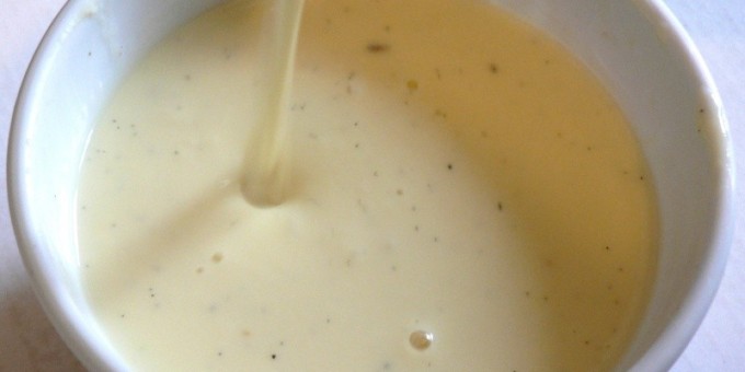 Домашний ванильный соус