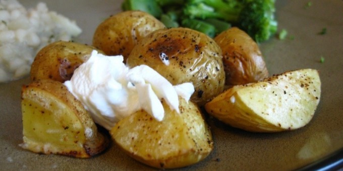 Картофель с фета по-гречески