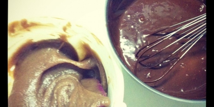 Необычный крем из каштанов и шоколада