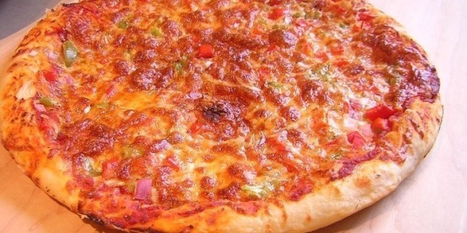 Домашняя пицца с фаршем по-мексикански