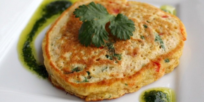 Полезные блинчики с киноа и цветной капустой