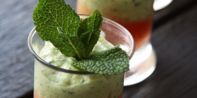 Двухцветный гаспачо - только овощи без мяса