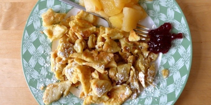 Австрийский Kaiserschmarrn - Императорский омлет