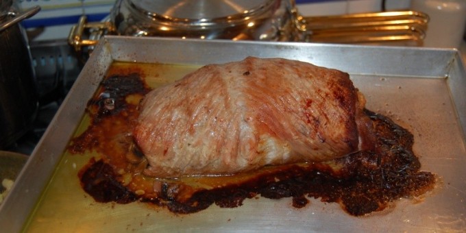 Индюшачий рулет с грибами на Новый Год