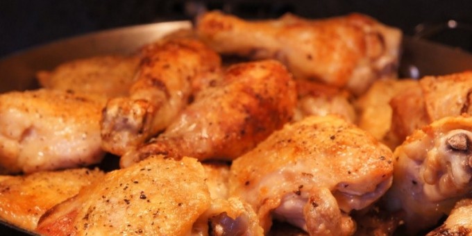 Фрикасе из курицы по-креольски